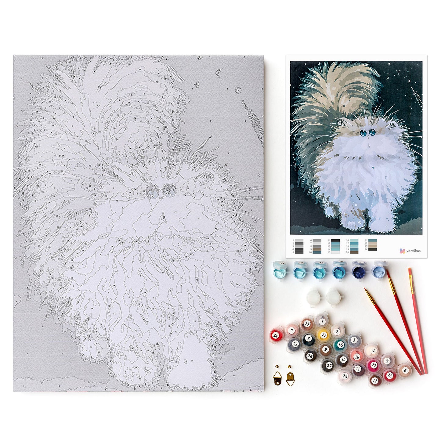 ME1069e - Cute Fluffy Cat