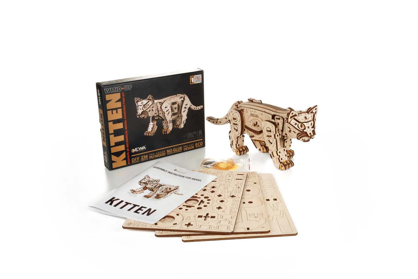 BEW003E - будівельний комплект механічної моделі «кошеня»