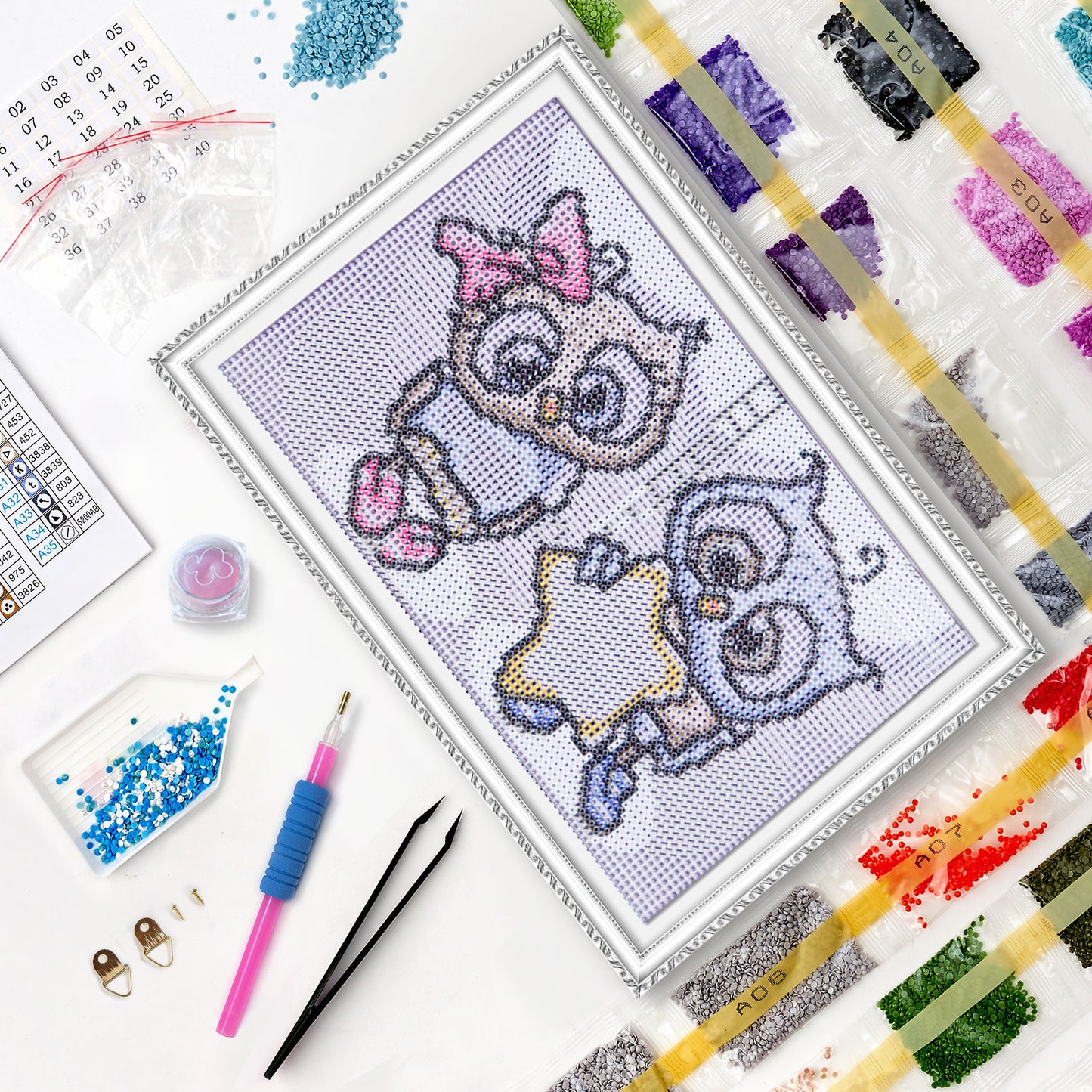 Бриллиантовая живопись - LC017E - Asterisk как подарок