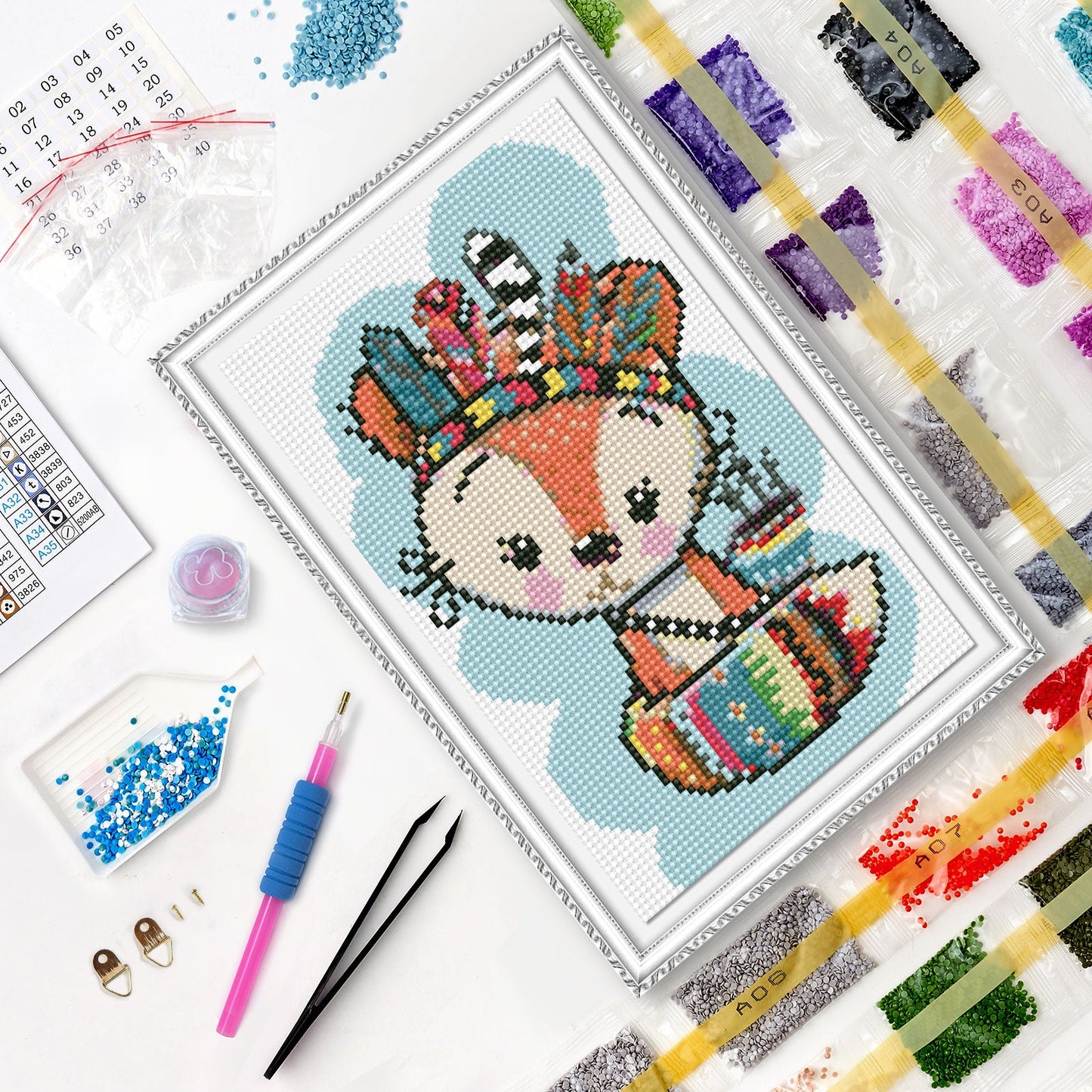 Діамантовий живопис - LC042E - FOX - Індійський