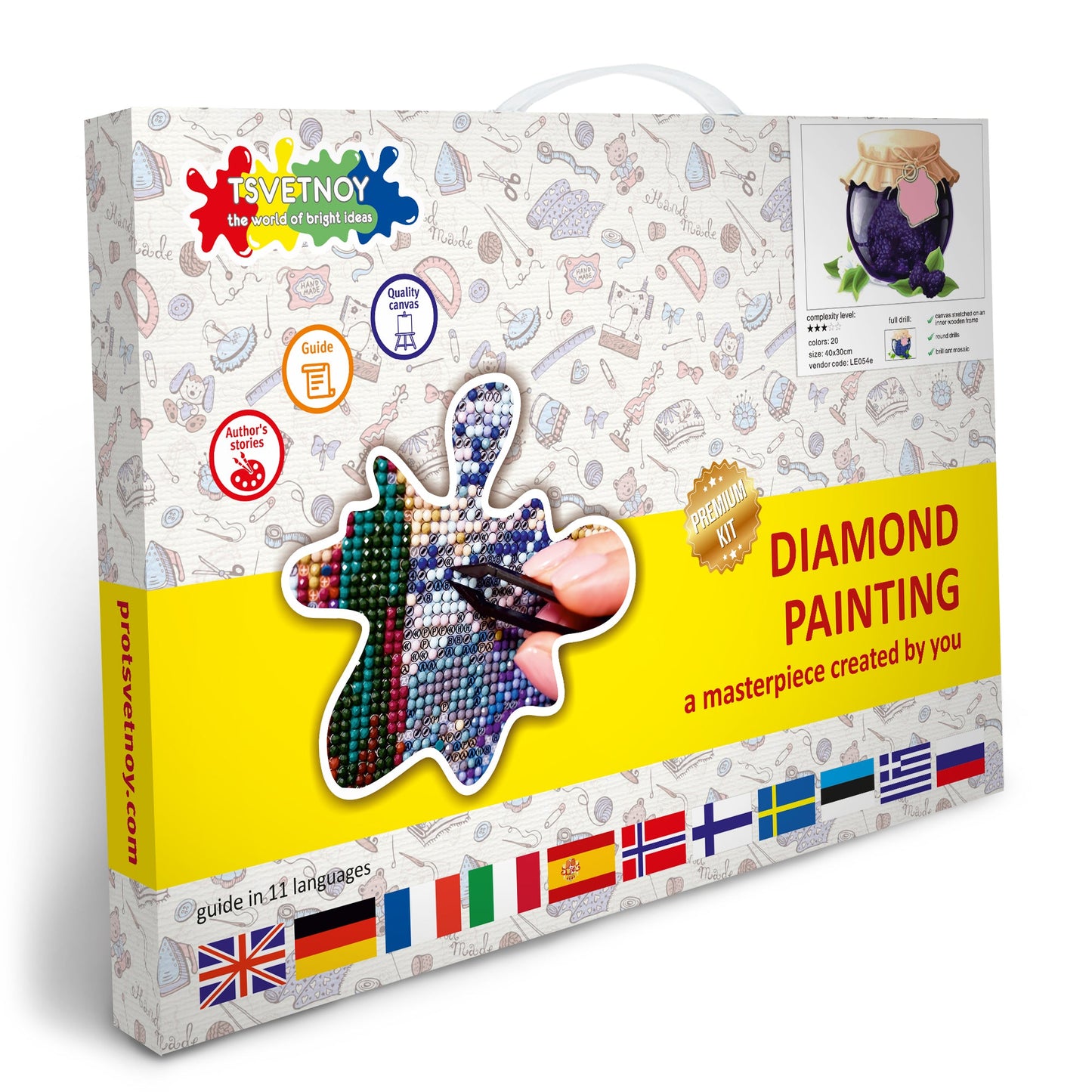 Diamond painting - LE054e - Blackberry Jam Image 4