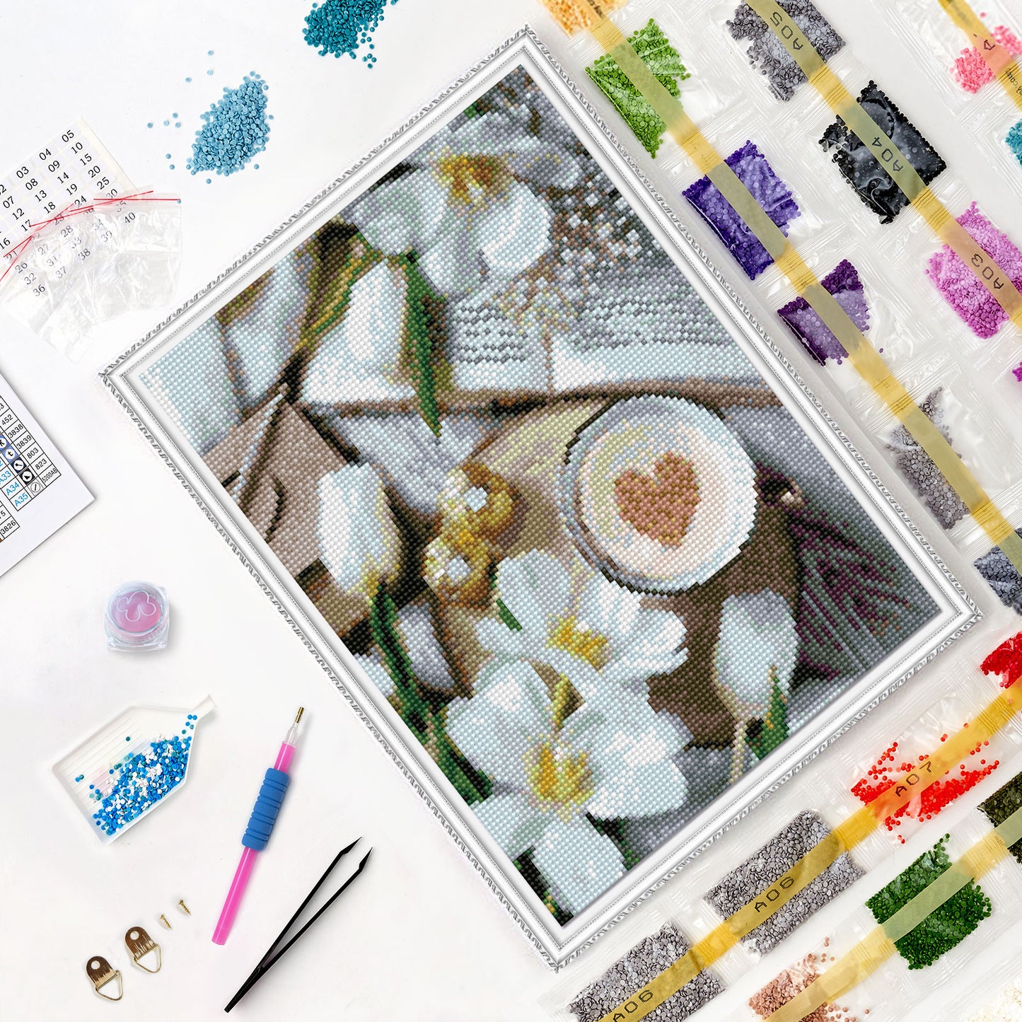 Malarstwo diamentów - LE150E - niedzielny poranek