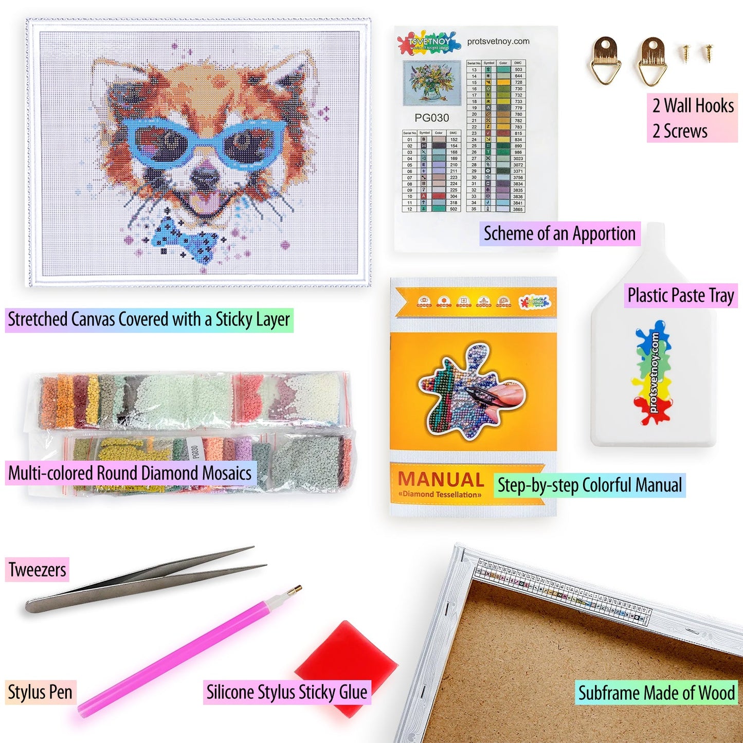 Diamond painting - LG190e - Stylish Red Panda Image 5