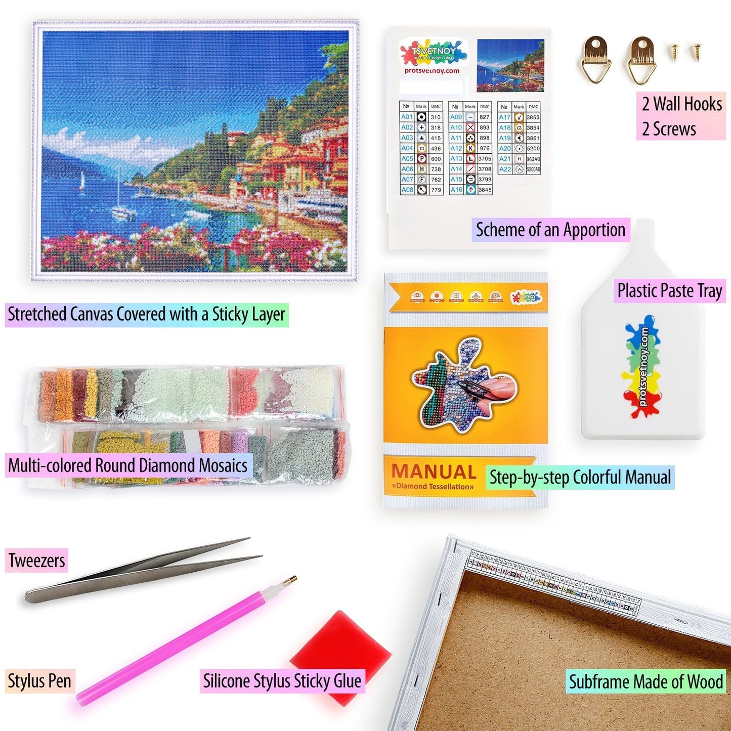 Diamond painting - LMC025e - Romantic Lagoon Image 5