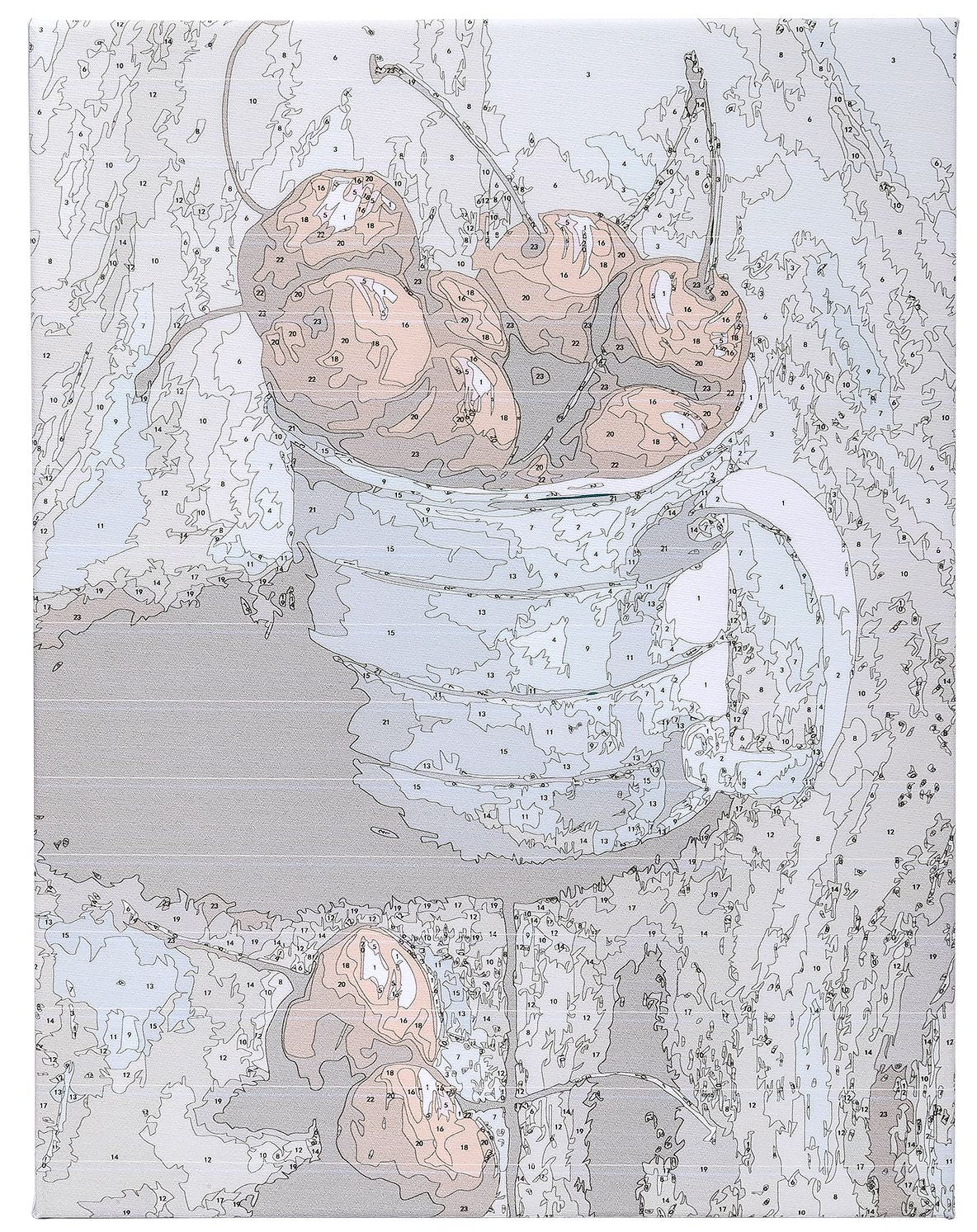 Painting by numbers - ME1057e - Cherry in a mug Image 6