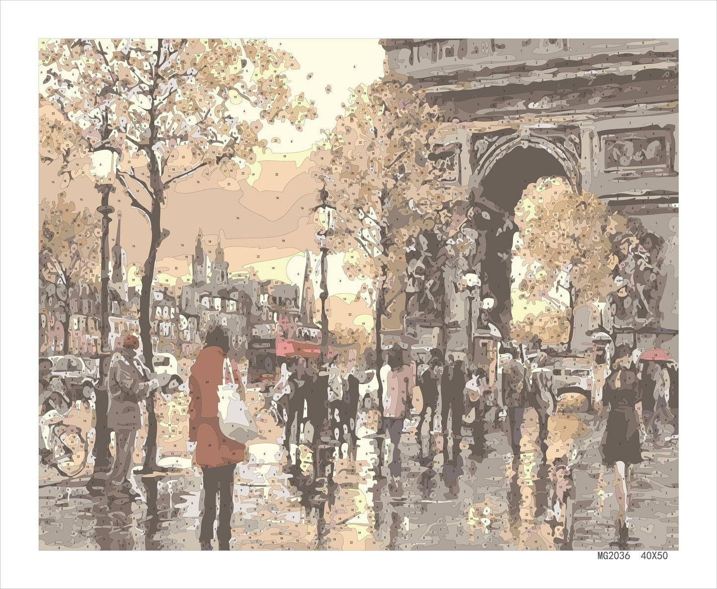 Painting by numbers - MG2036e - Arc de Triomphe Image 6