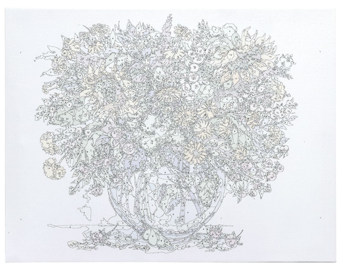 Painting by numbers - MG2062e - Sunflowers in a Vase Image 6