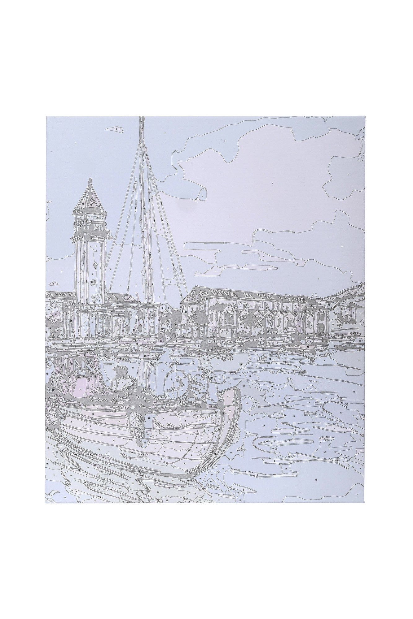 Painting by numbers - MG2097e - Coastal Town Image 6