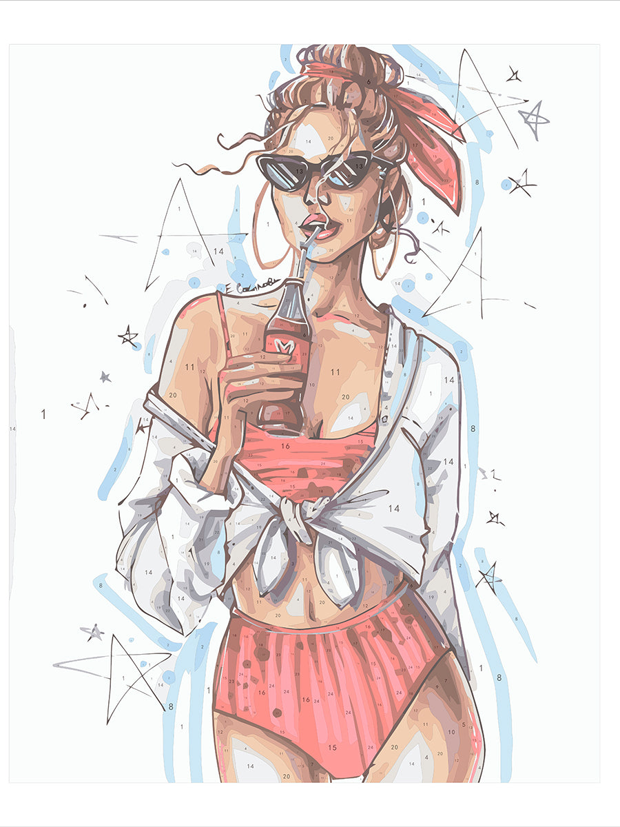 Painting by numbers - MG2129e - Fashionable Image 6