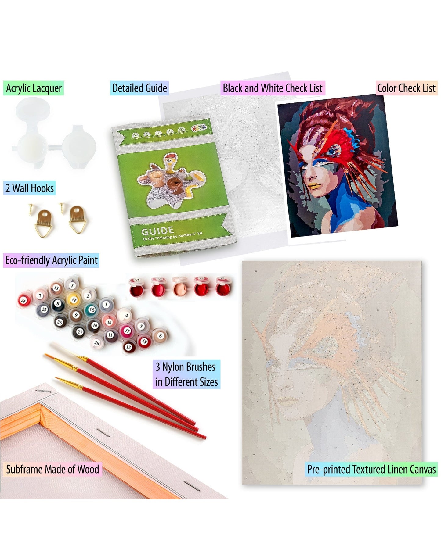 Painting by numbers - MG2149e - Masquerade Image 5