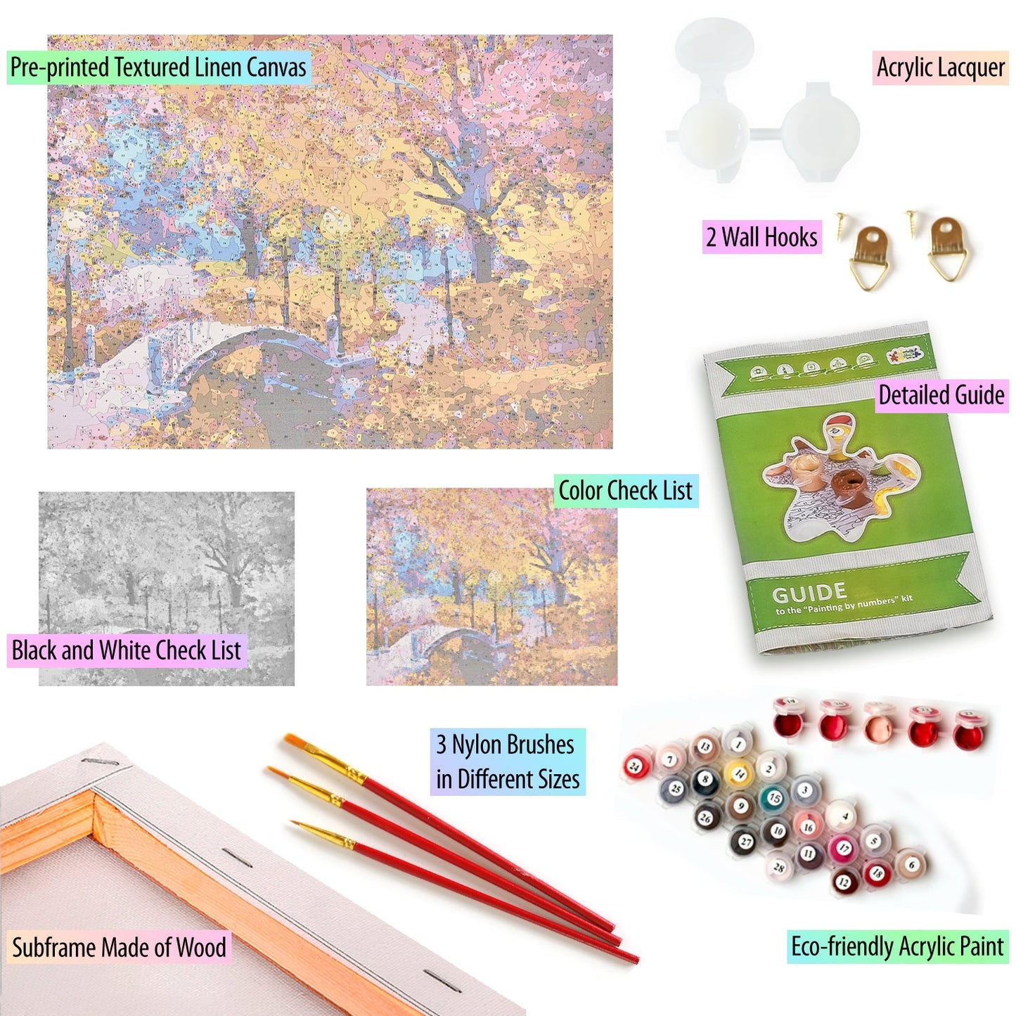 Painting by numbers - MG2167e - Autumn Colours Image 5