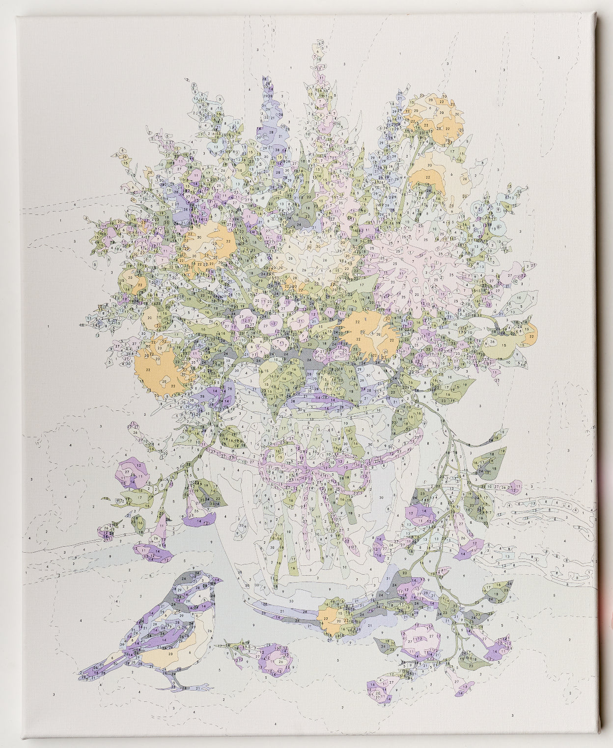 Painting by numbers - MG2184e - Meadow Flowers Bouquet Image 6