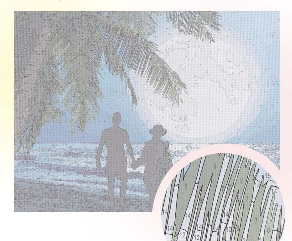 Painting by numbers - MG2458e - Honeymoon Image 6