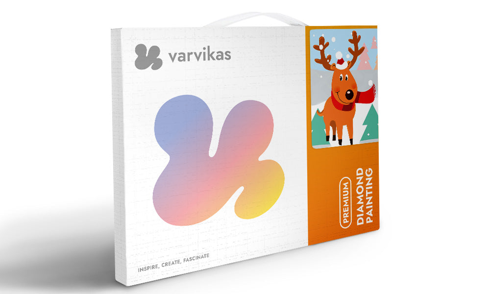 Diamond painting - X018e - Christmas Deer Image 4