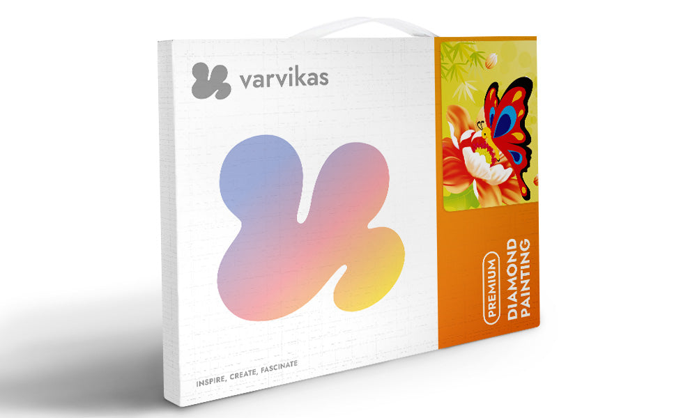 Diamond painting - X185e - Butterfly on a Flower Image 4