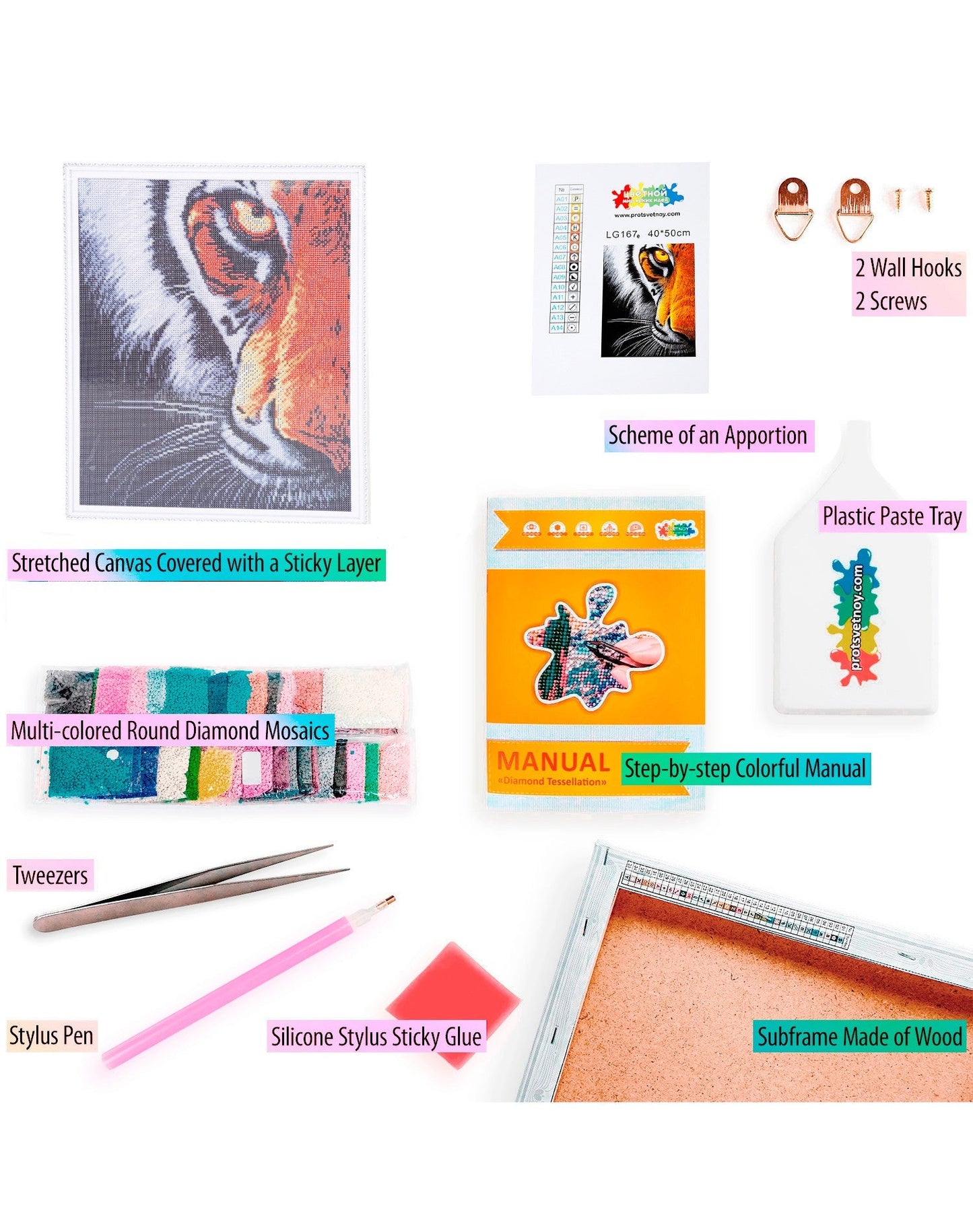 Diamond painting - LG167e - Eye of the Predator Image 5