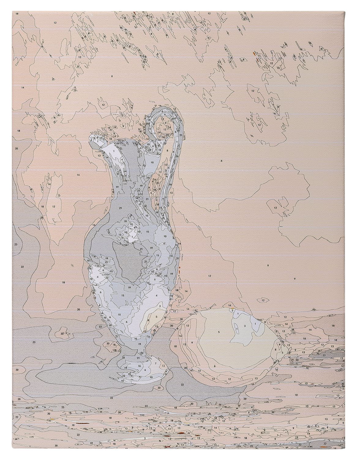 Painting by numbers - ME1058e - Jug with lemon Image 6