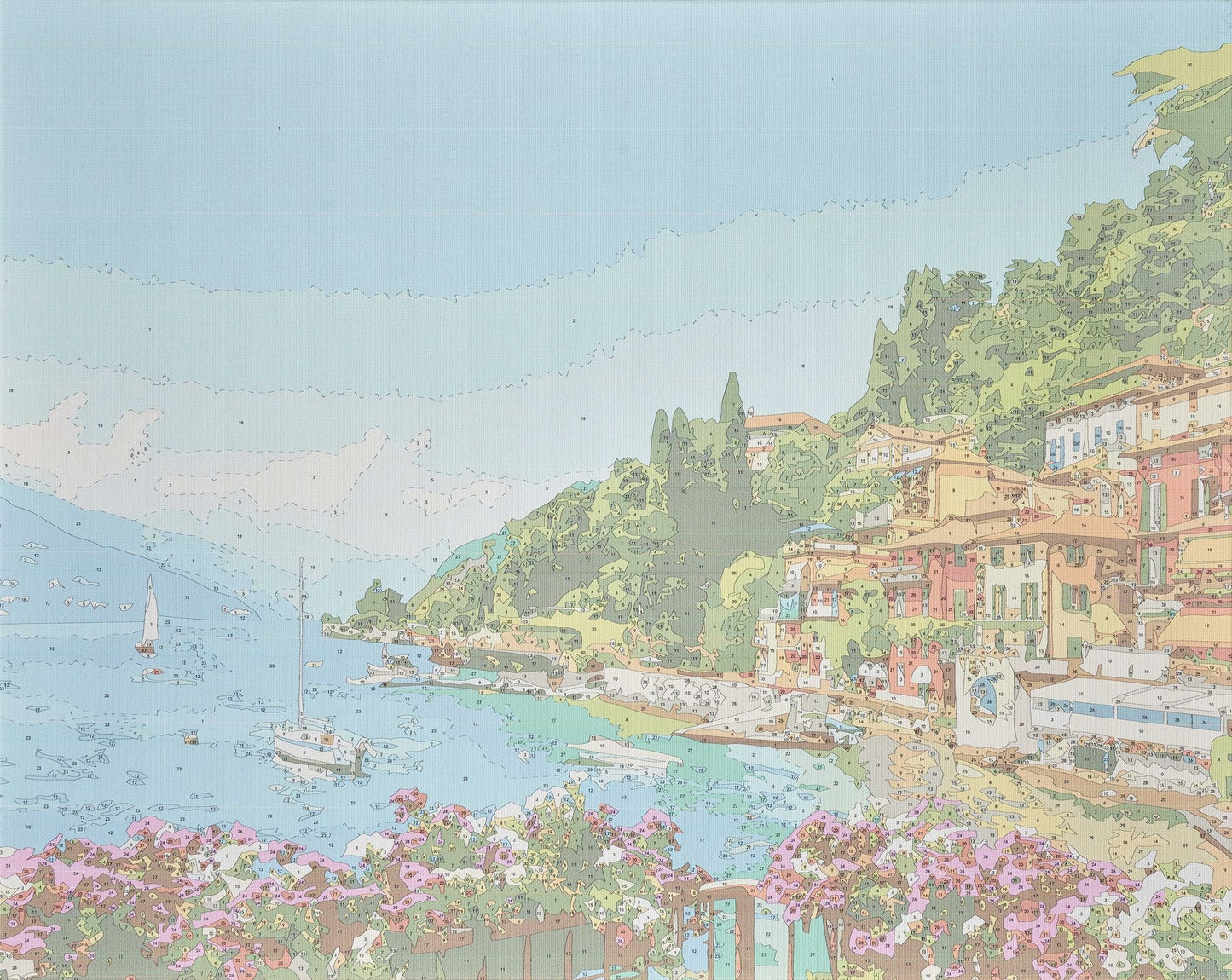 Painting by numbers - MG2416e - Romantic Lagoon Image 6