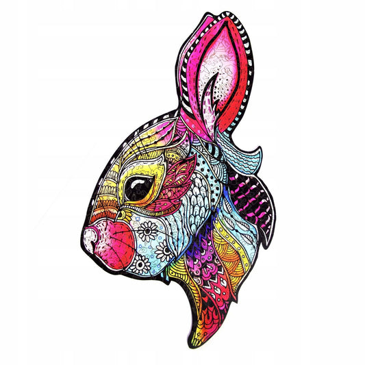 PW003E - Holzrätsel "Sly Hase" (250pcs)