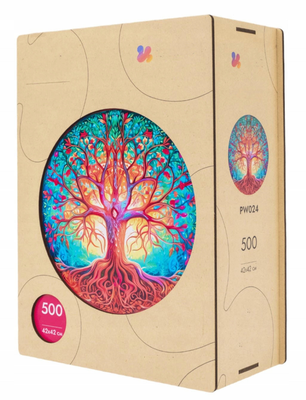 PW024e - Wooden puzzles "Tree of Life" (500pcs)