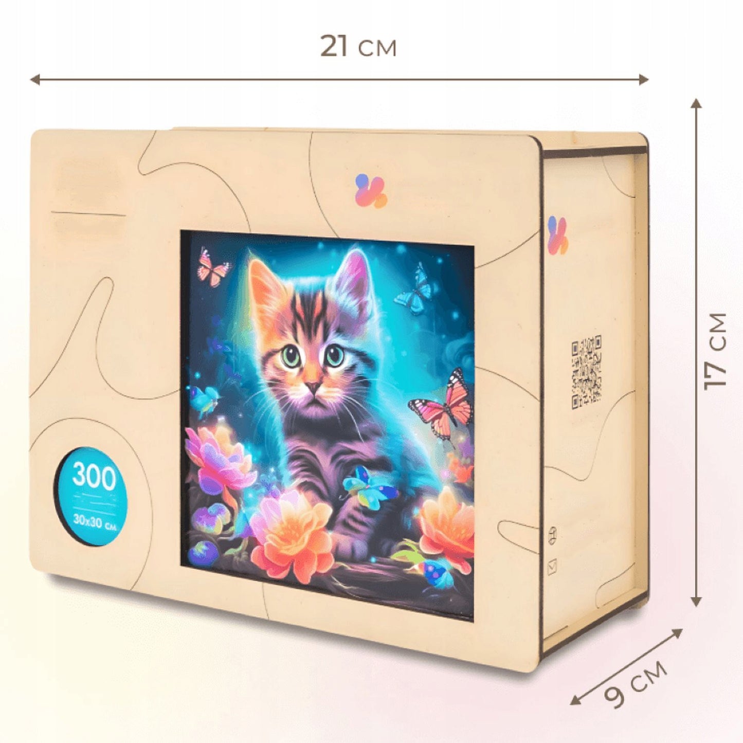 PW030E - Дерев’яні головоломки "Pretty Cat" (300шт)