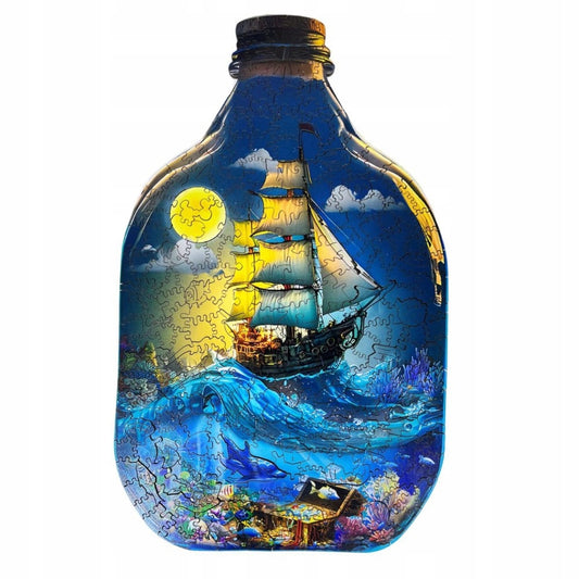PW035e - Wooden puzzles "Lost World" (300pcs)