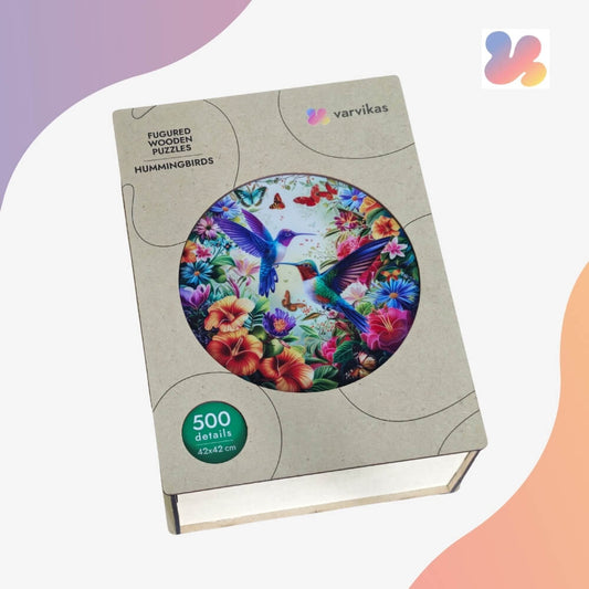 PW040E - дерев'яні головоломки "колібрі"