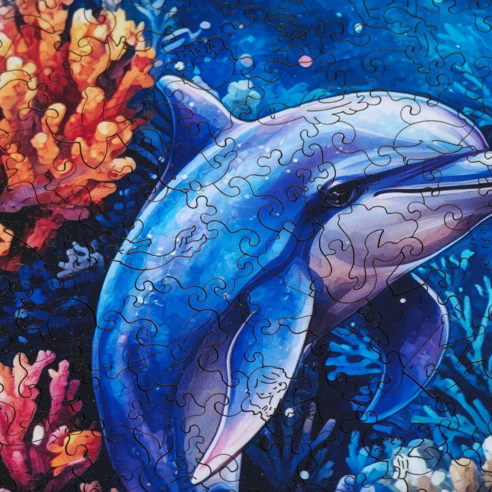 PW042E - деревянные головоломки "Dolphin Bay"