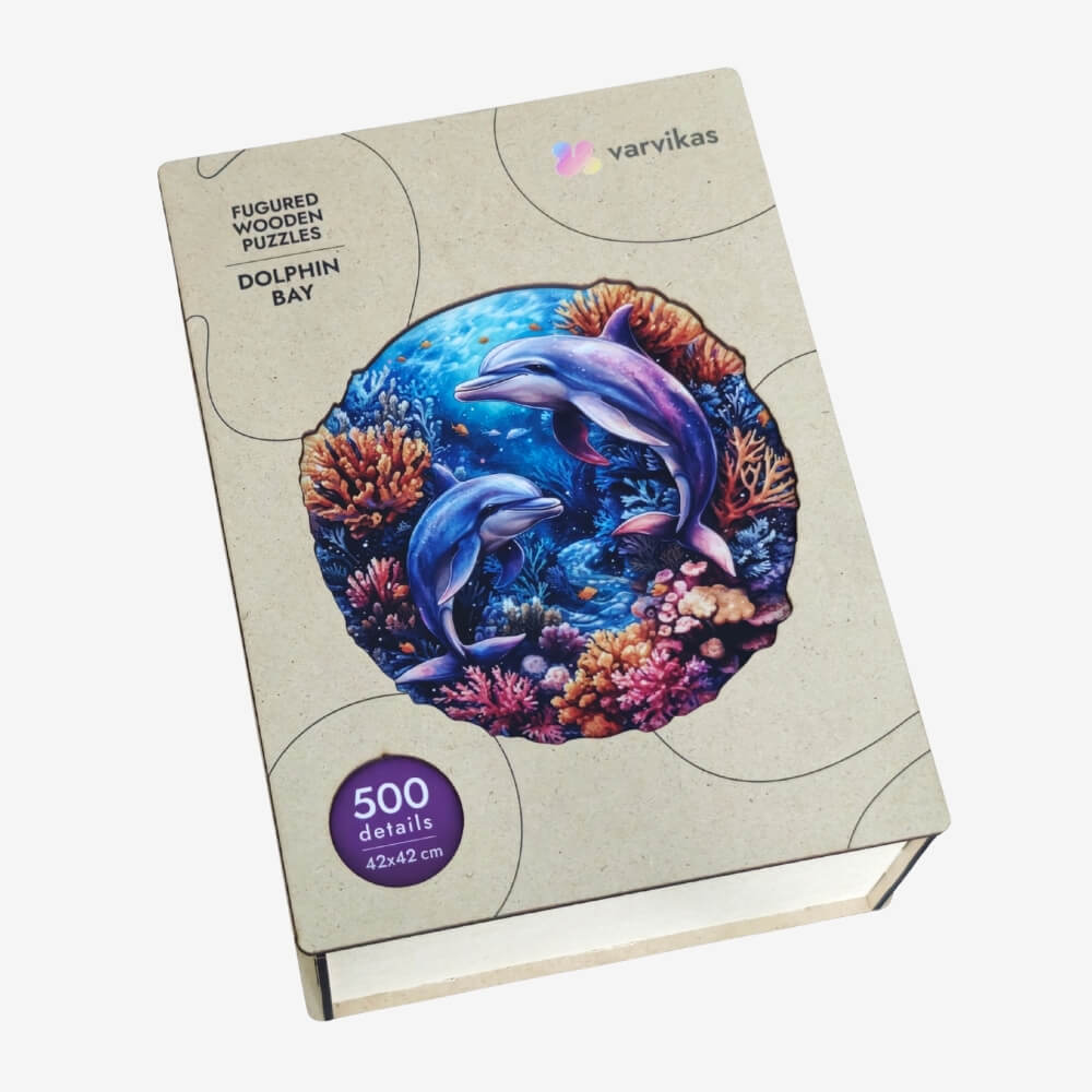 PW042E - деревянные головоломки "Dolphin Bay"