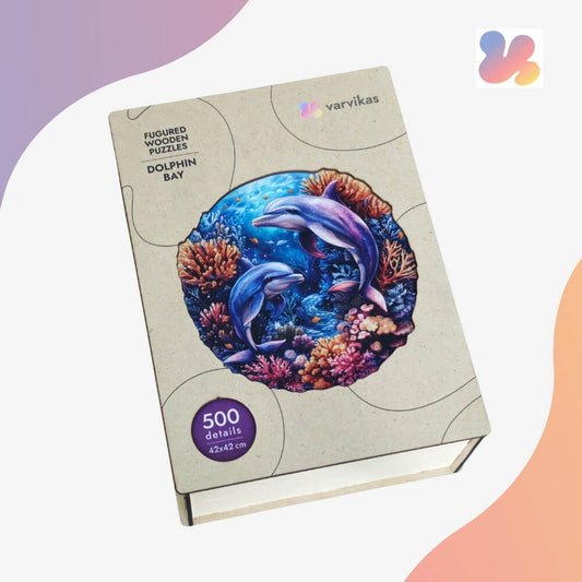 PW042E - деревянные головоломки "Dolphin Bay"