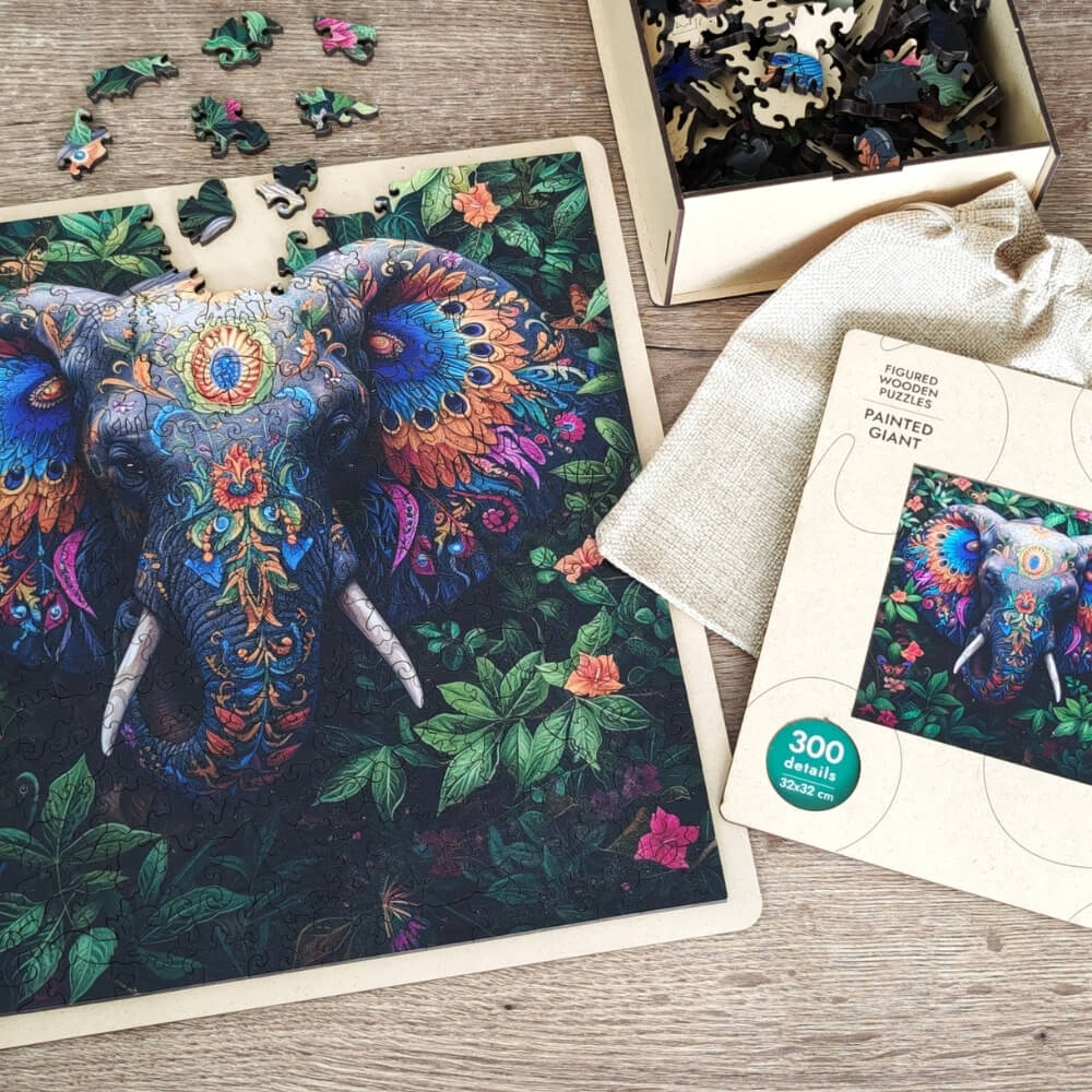 PW044E - Дерев’яні головоломки "Пофарбований гігант"