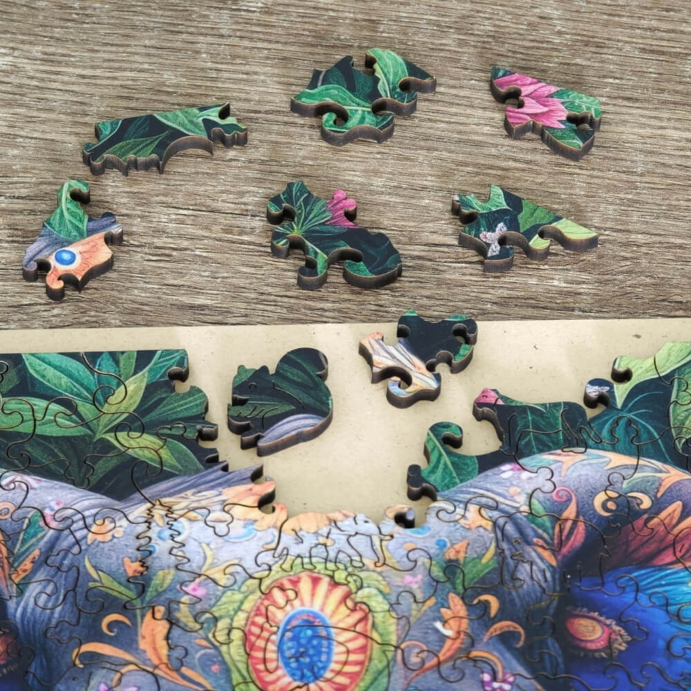 PW044E - Дерев’яні головоломки "Пофарбований гігант"