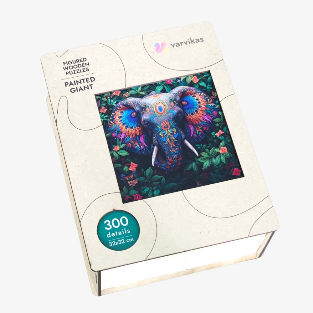 PW044E - Дерев’яні головоломки "Пофарбований гігант"