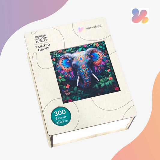 PW044E - Дерев’яні головоломки "Пофарбований гігант"