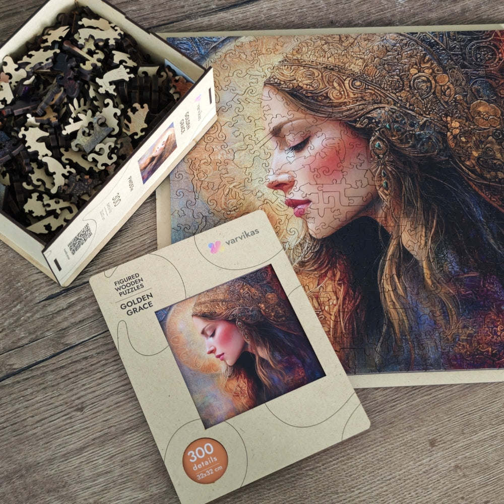 PW051E - дерев'яні головоломки "Золота благодать"