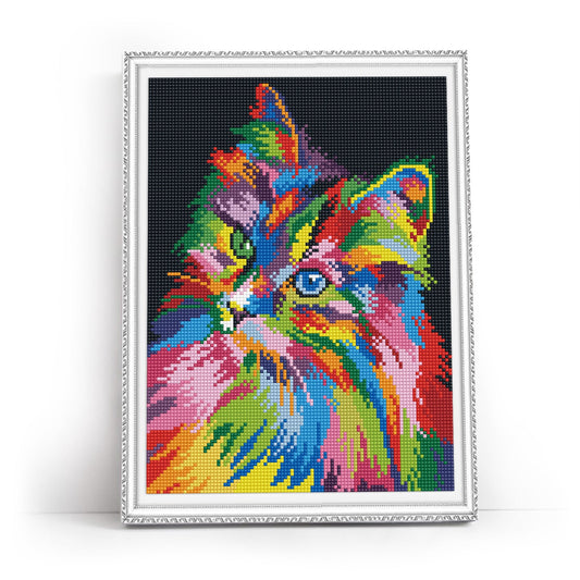 Diamond painting - LE136e - Through the eyes of a cat Image 1