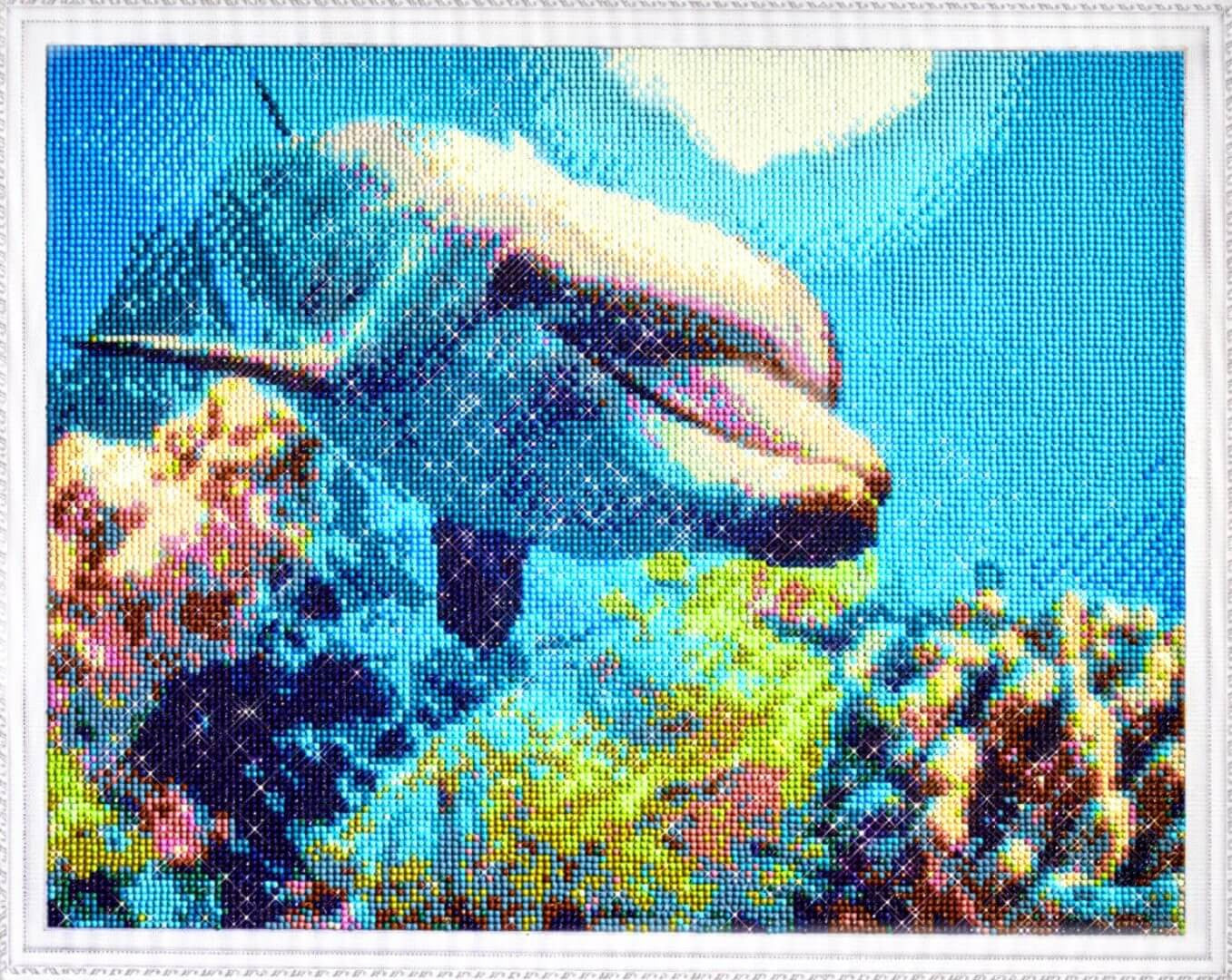 Diamond painting - LG222e - Smiling Dolphin Image 3