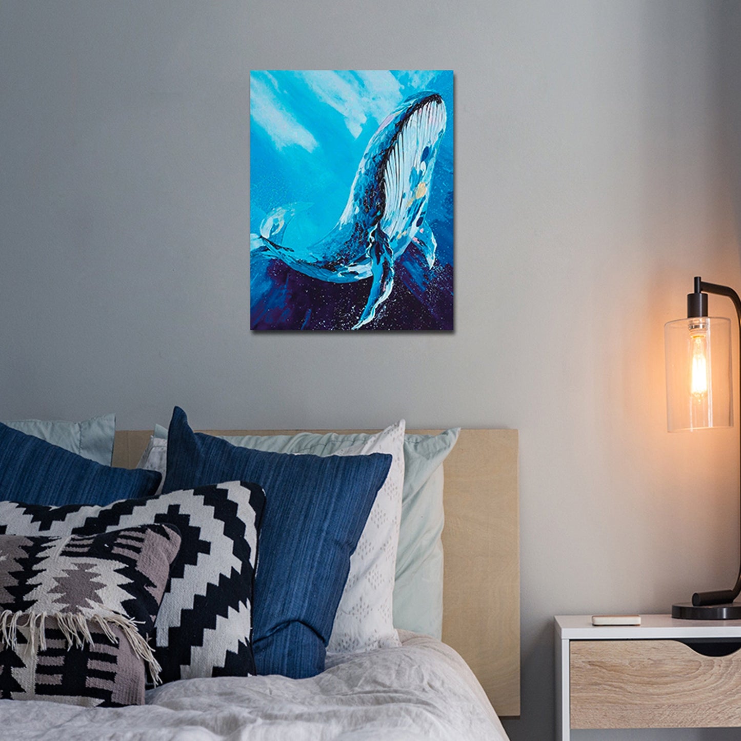 Diamond painting - LG244e - Majestic Whale Image 2