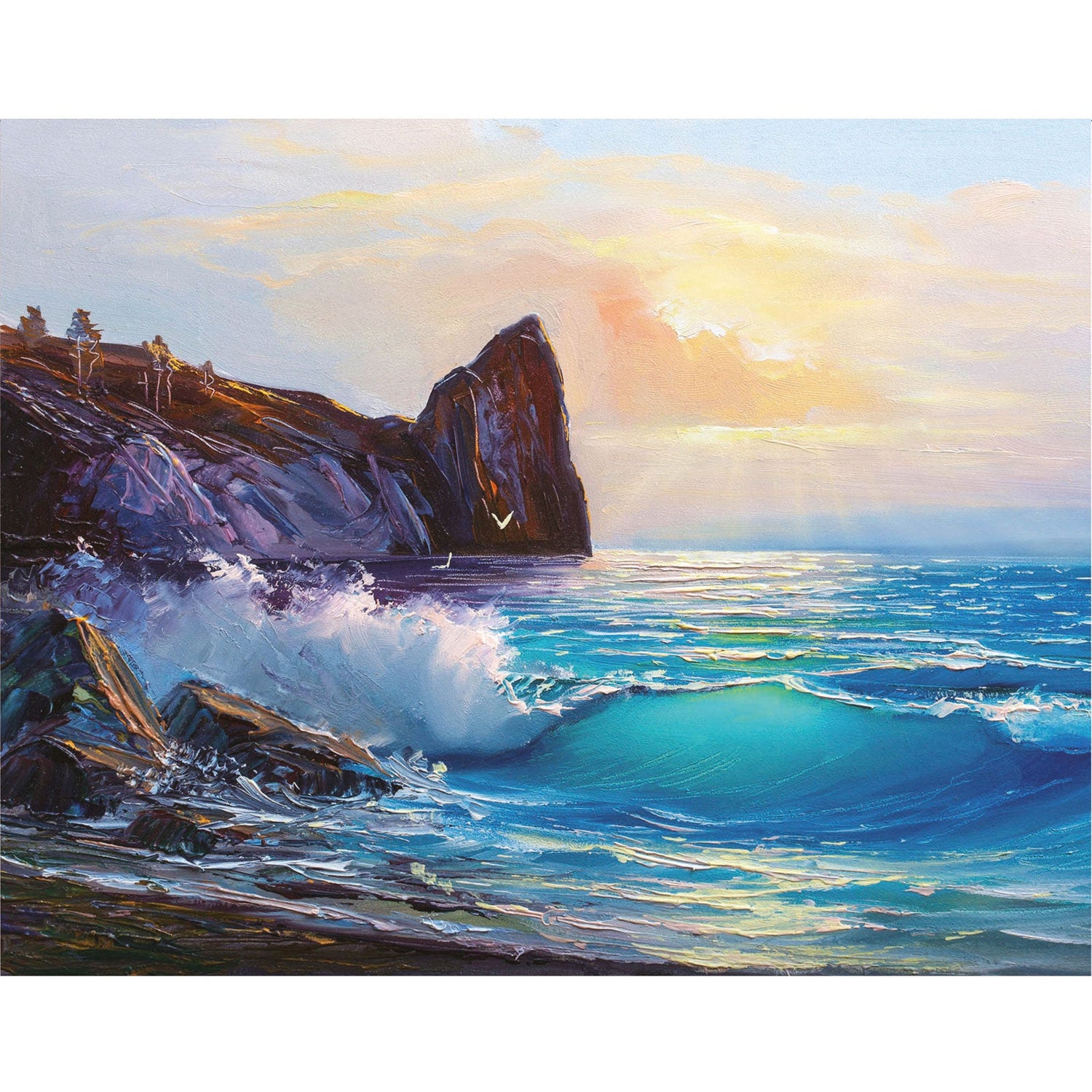 Diamond painting - LG258e - Coastal Landscape Image 3