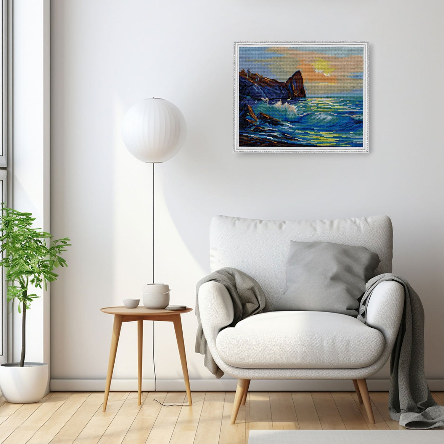 Diamond painting - LG258e - Coastal Landscape Image 2