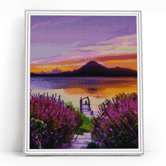 Diamond painting - LG293e - Lilac Sunset Image 1