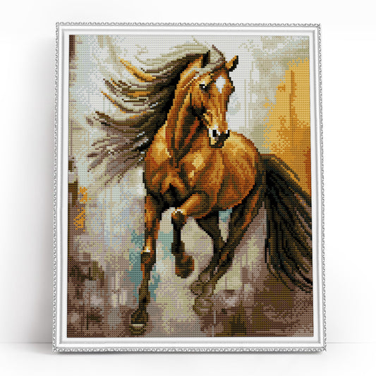 Diamond painting - LG341e - Chestnut purebred