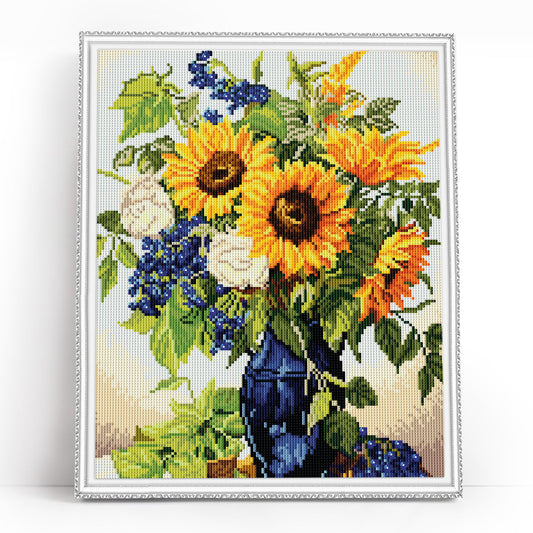 Diamond painting - LG342e - Golden sunflowers bouquet