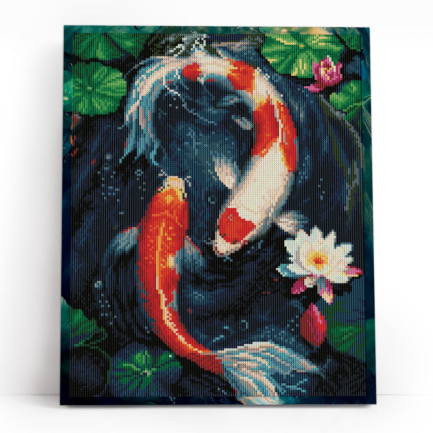 LG360E - karp Koi wśród lotosów