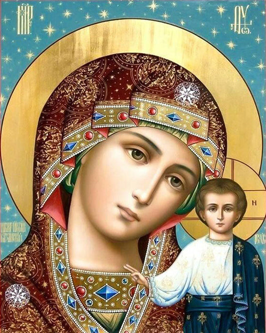 Diamond painting - LGP030e - Mother of God of Kazan Image 1