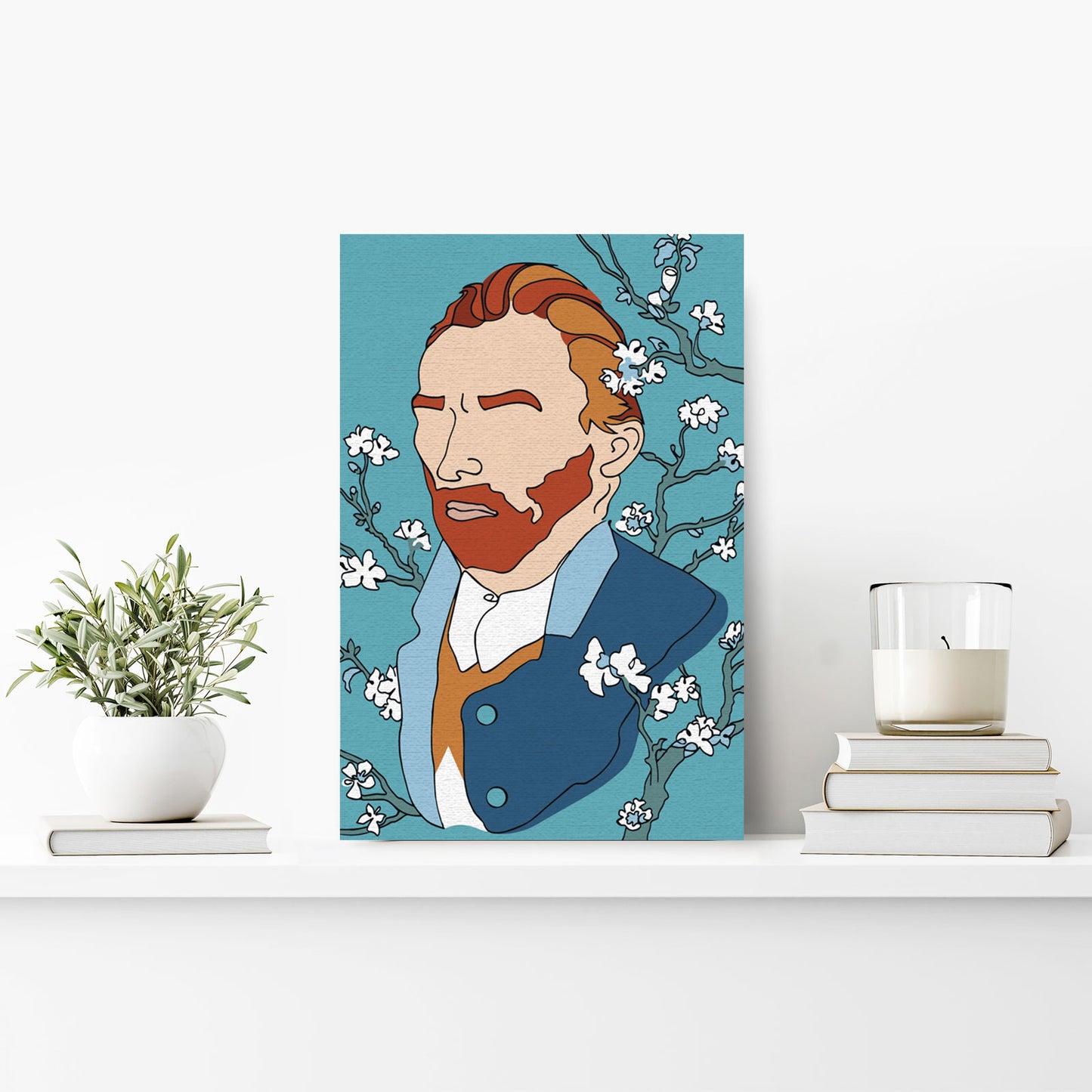 Painting by numbers - MC1140e - Van Gogh self portrait