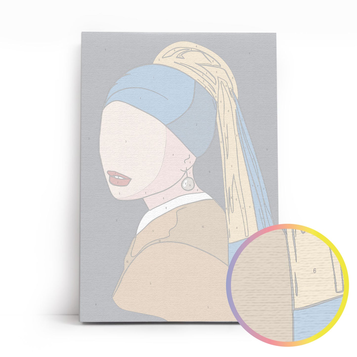 MC1142e - Woman with a pearl earring