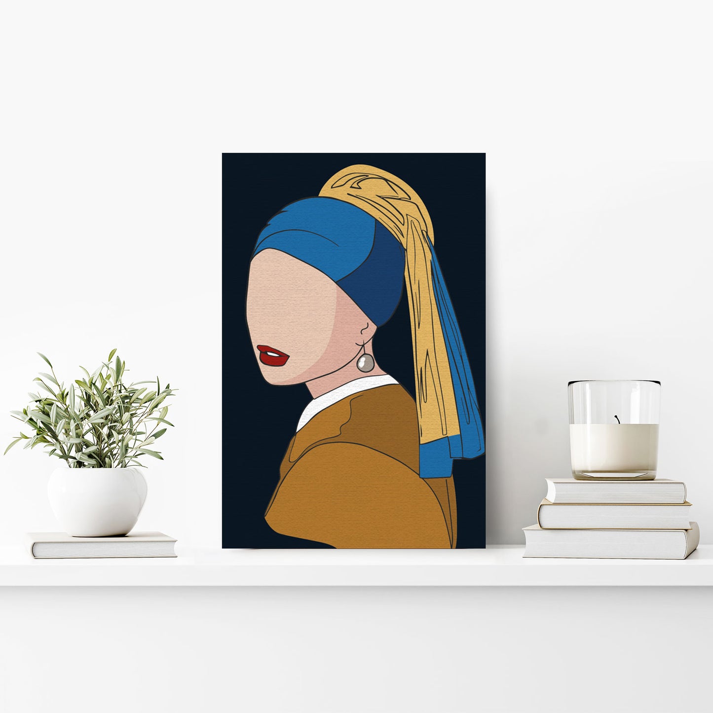 MC1142e - Woman with a pearl earring