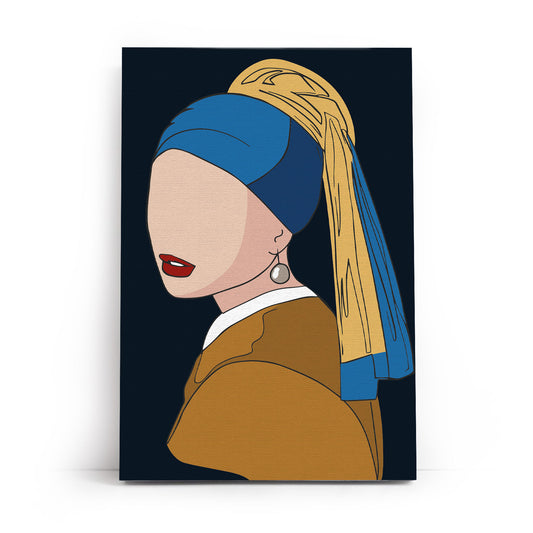 Painting by numbers - MC1142e - Woman with a pearl earring