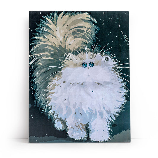 Me1069e - süße flauschige Katze